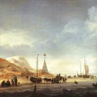 Velde the Younger, Willem van de - Beach Scene